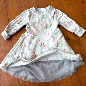 Gap floral sweatshirt dress in like new condition! Worn once. Size 4